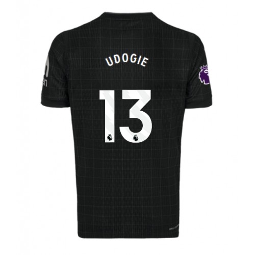 Stroje piłkarskie Tottenham Hotspur Destiny Udogie #13 Koszulka Wyjazdowej 2025-26 Krótki Rękaw